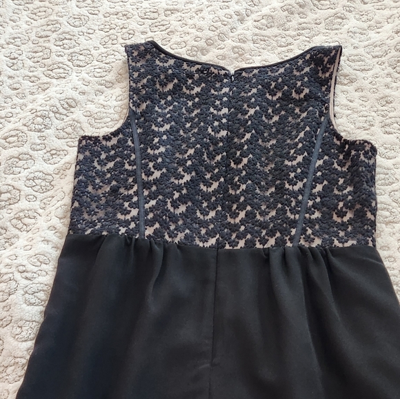 Loft Sleeveless Floral Lace Knee Length  Shift Tunic Sress Stretch 4 - Picture 4 of 7